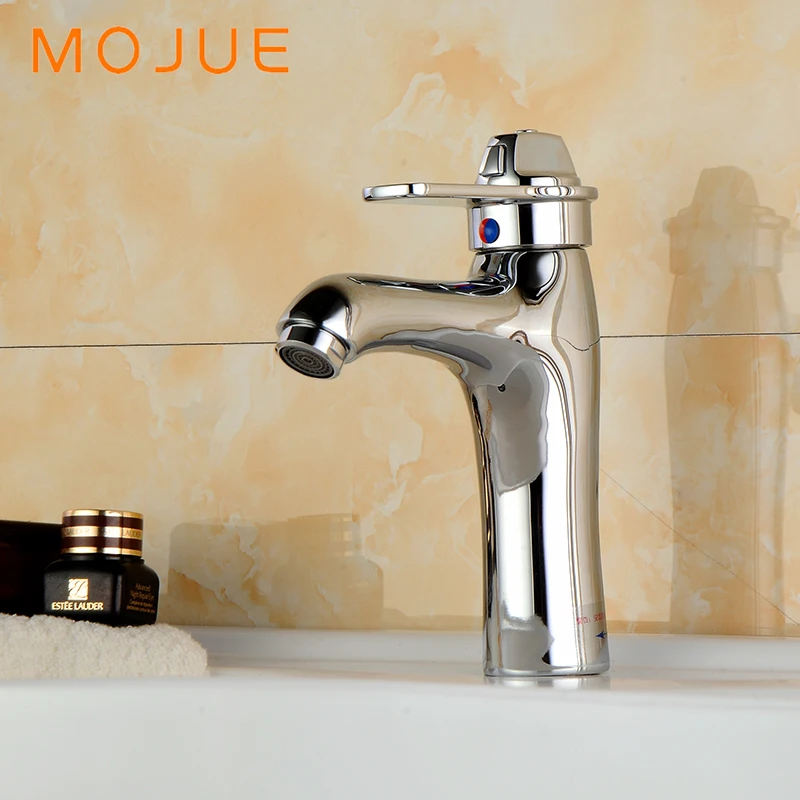 MOJUE nest thermostat bathroom sink faucet Hot and cold water switch Bathroom basin taps Brass Body Material MJ8243