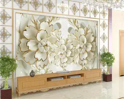 Beibehang пользовательские 3d обои с тиснением нефрит резьба цветок лобби интерьер гостиной крыльцо прохода украшения 3d обои