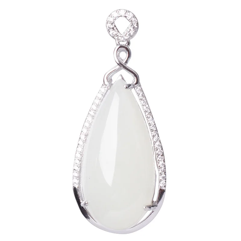 

2019 Real Choker Necklace Asg Cluci Cage Pendants Inlaid Hetian Pendant Manufacturer Direct Wholesale Contracted Long Water