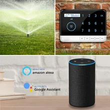 

US Plug Smart Sprinkler Controller 9 Zone Wifi Irrigation Timer System Controller For Alexa Google Voice Control Smart Home