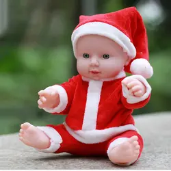 Коллекционная 30 см Reborn Baby Doll полный корпус силиконовая Реалистичная кукла девочка малыш подарки на день рождения Рождественская одежда