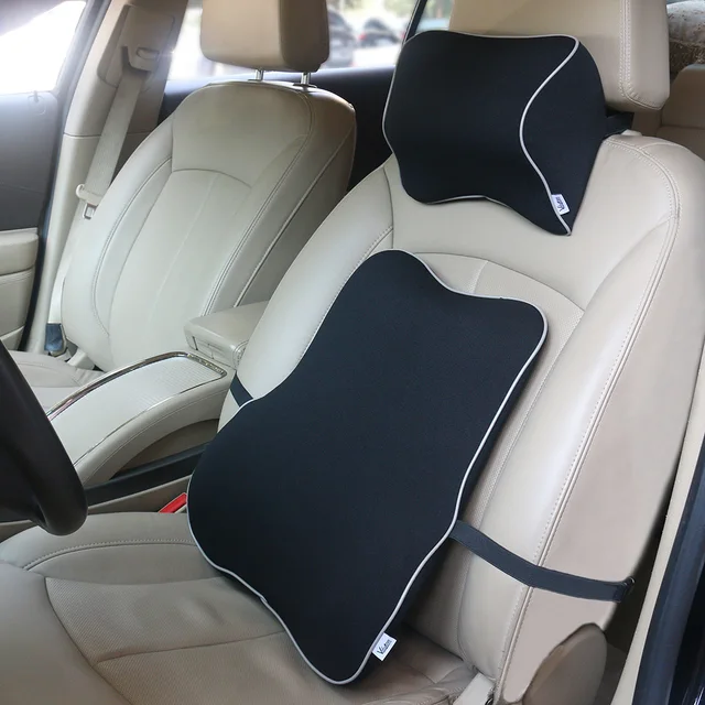 Valuetom espacio espuma de memoria soporte lumbar coche Almohadas auto