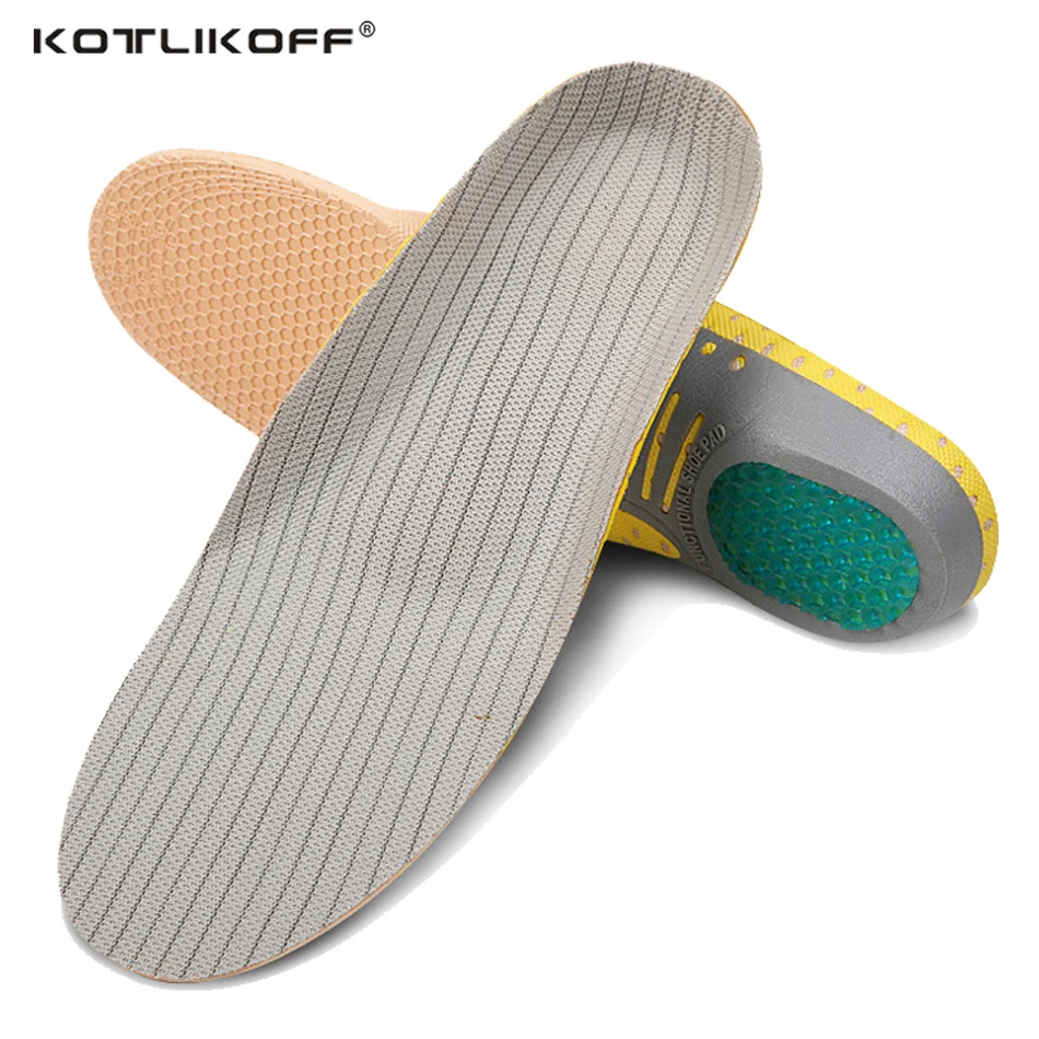 Продажа Ортопедические ПВХ Легкий Arch поддерживает спортивные стельки дышащий дезодорант подушки для мужчин женская обувь ортопедические подушки