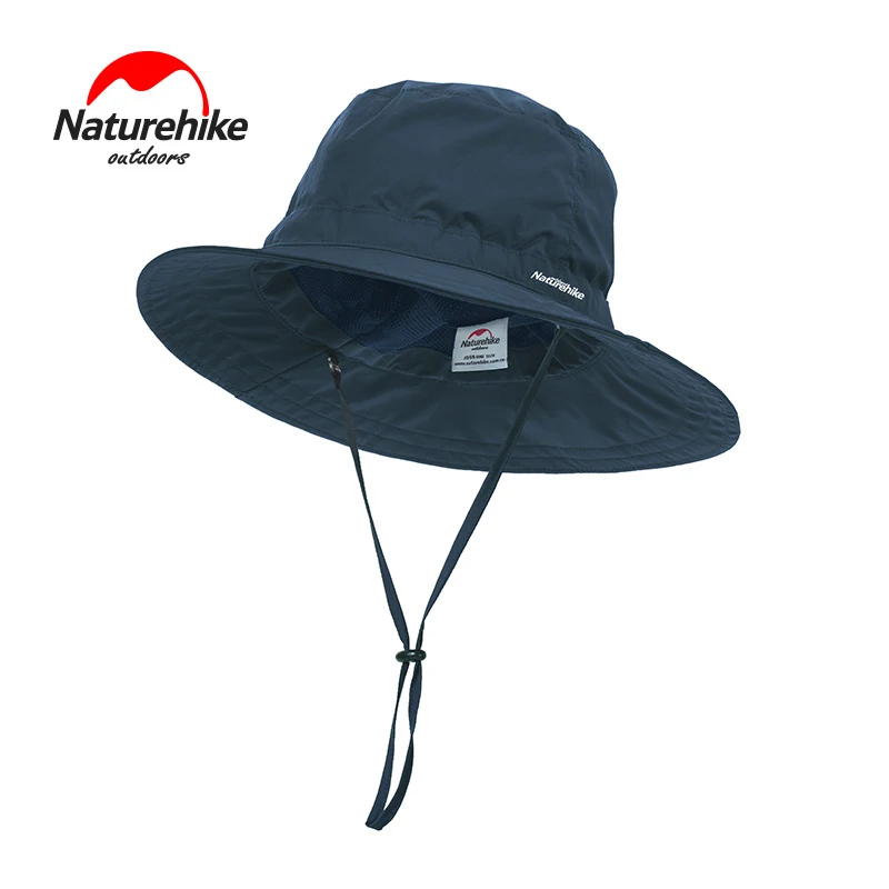 

Naturehike Unisex Spring UV-Protection Ventilate Fishing Hat Summer Bucket Hat with String Outdoor Angling Wide Brim Sun hat