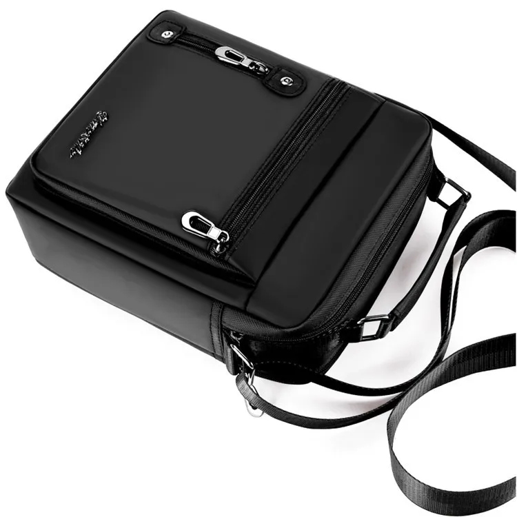 Bolsos de mensajero de oxford para hombre versátiles de negocios casuales de un solo hombro bolso de mano de diseño sólido resistente al agua Bolsos de mensajero de oxford para hombre versátiles de negocios casuales de un solo hombro bolso de mano de diseño sólido resistente al agua