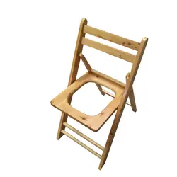 Твердой древесины горшок бытовые складные старики стул, комод беременная женщина Портативный горшок удобный стул комод