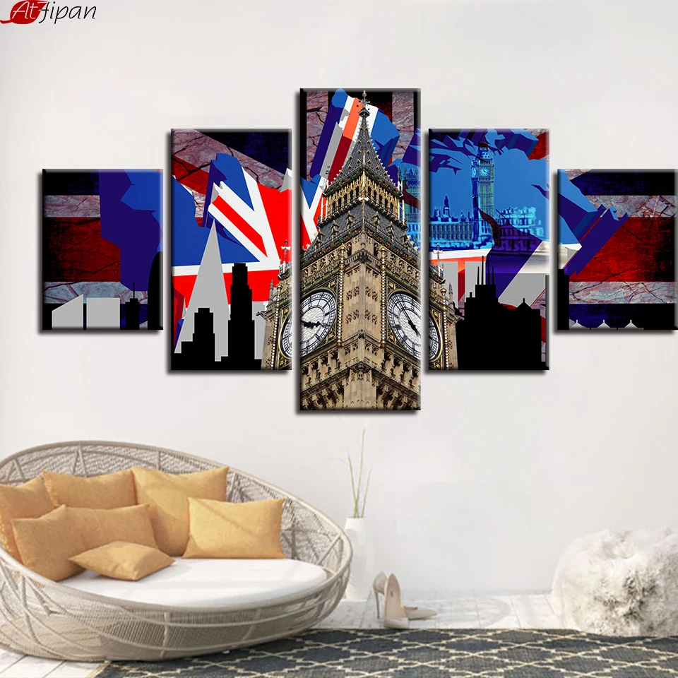 GREAT BRITAIN BRITISH FLAG ART WALL LARGE IMAGE GIANT POSTER /"