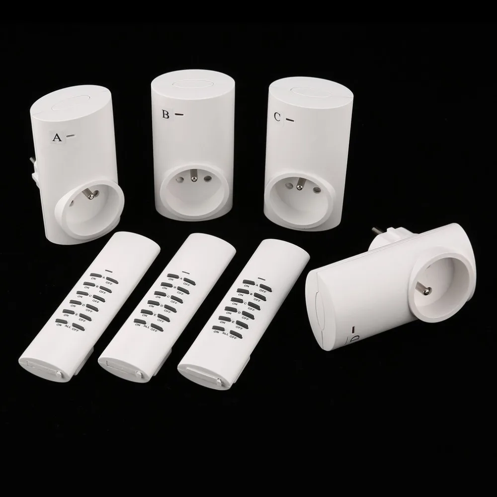 

Wireless Smart Remote Control Socket Home Light Switch Plug 50Hz 10A 2300W 433.93 MHz Power Outlet Socket EU Plug