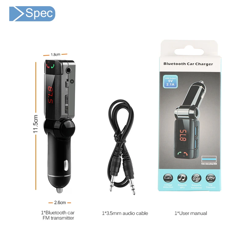 bluetooth fm transmitter charger (2)