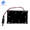 Size 6 AA Battery Case Holder Box For 6pcs Size AA Battery Case Storage Holder With DC2.1 Power Jack For Arduino ► Photo 2/5