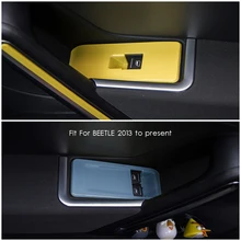 Подходит для VW Beetle Автомобильная дверь окно переключатель панель декоративная крышка Накладка отделка внутренние аксессуары для стайлинга автомобилей