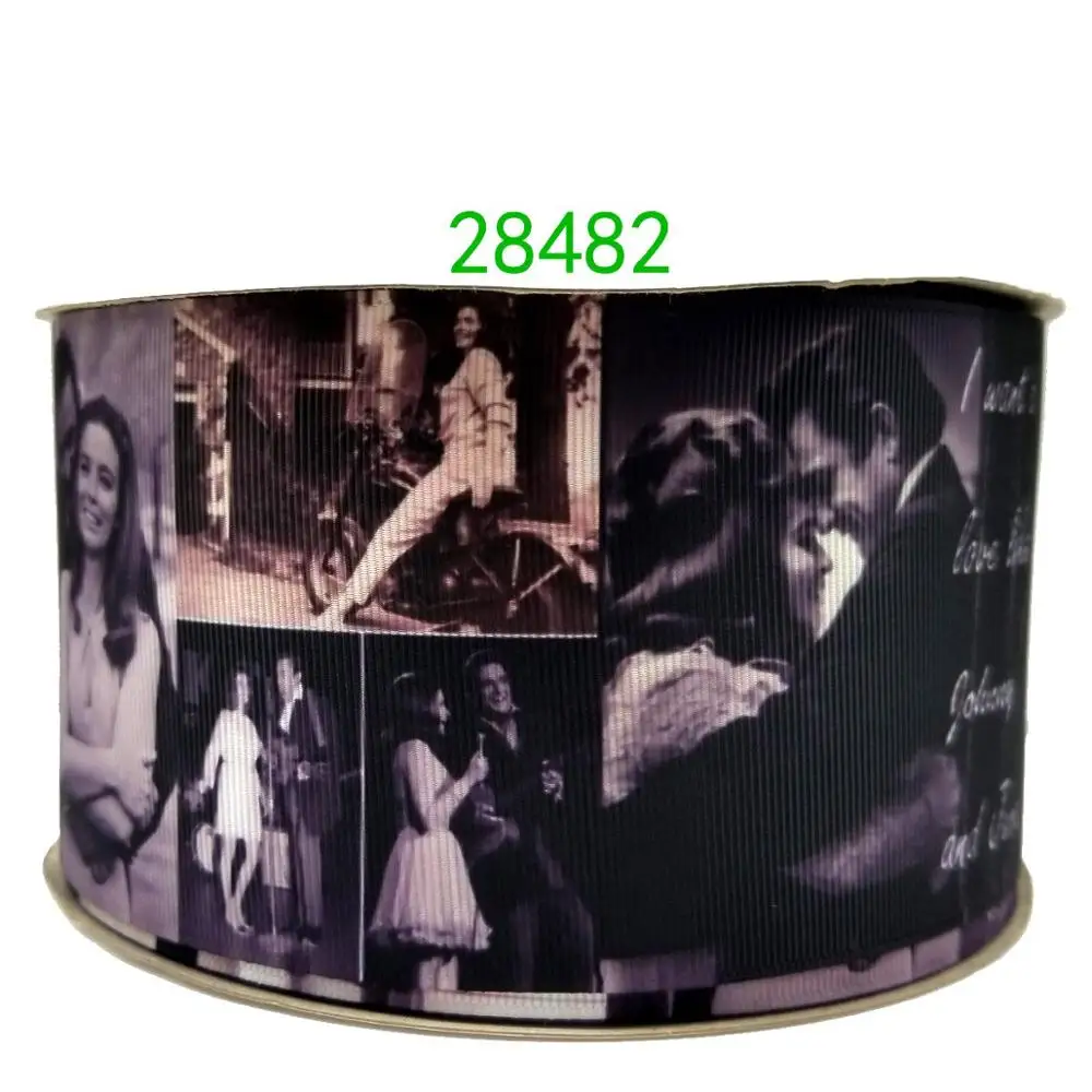 50 ярдов мультфильм напечатанный grosgrain ленты 28372 - Цвет: 28482
