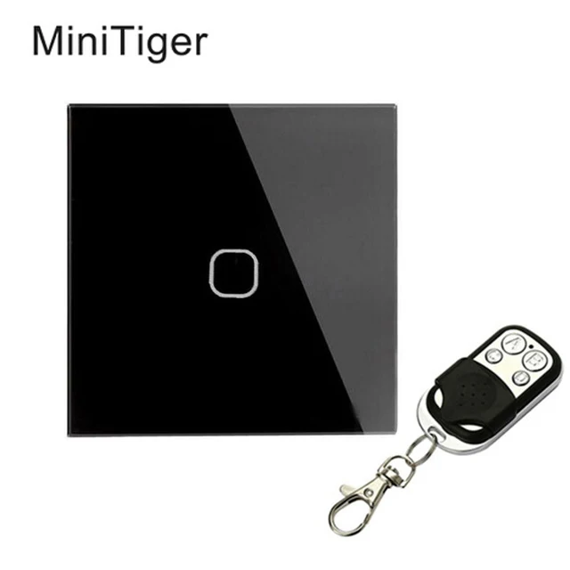 Minitiger Touch Switch 1 2 3 Gang 1 Way Wireless Remote