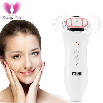 

Beauty Star Mini HIFU Ultrasonic Bipolar RF Radio Frequency Face Skin Care Massager Hifu Anti Wrinkle Skin Tightening Device