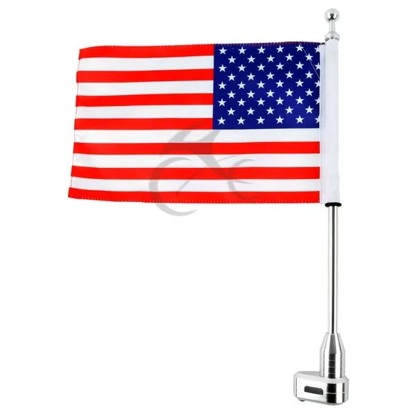 

Flag Pole Luggage Rack Vertical American For 2001-2011Honda GoldWing GL1800