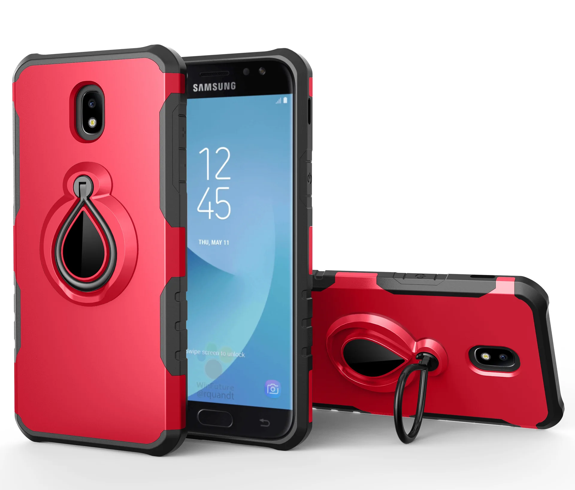 

mobile cell phone holder magnetic hybrid dual layer Raindrop case FOR SAMSUNG Galaxy j7 prime