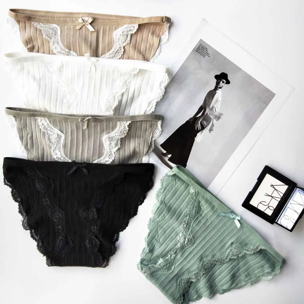 

2019 lace underpants bikini bottom bather tanga panties Underwear brief female swimwear women Low Waist Bathing Suits swimsuits