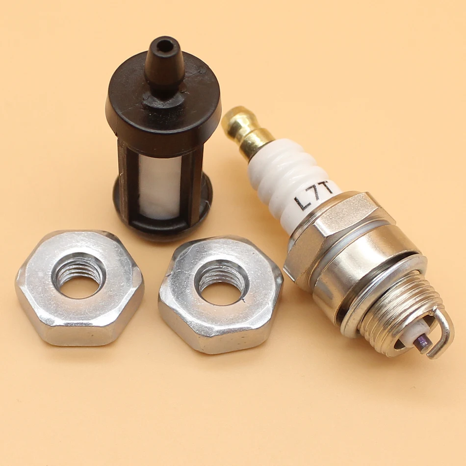 BAR NUT SPARK PLUG FUEL FILTER For ST MS180 MS192T MS170 MS200T MS210 MS230 MS240 MS250 MS260 MS290 MS390 MS441 MS460 CHAINSAW BAR NUT SPARK PLUG FUEL FILTER For ST MS180 MS192T MS170 MS200T MS210 MS230 MS240 MS250 MS260 MS290 MS390 MS441 MS460 CHAINSAW