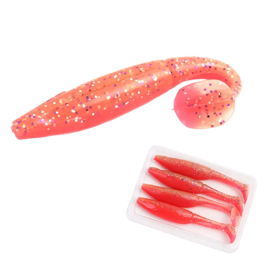 NOEBY S8019 4 шт./лот 10 см/9 г мягкая рыболовная приманка многоцветная свимбейт