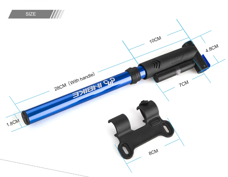 INBIKE велосипедный насос с манометром портативный велосипедный воздушный насос велосипедный MTB насос дорожный велосипед bomba bisiklet bomba de ar bicicleta pompa