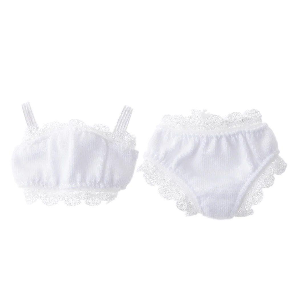 Handmade Dolls Clothes Lace Underwear Suit for 1/6 Blythe Doll 12 inch Doll
