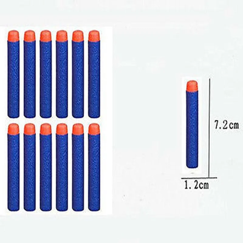 2018 50 шт./лот для Nerf пули мягкая пустотелая головка отверстия 7 2 см|Игровые мечи| |