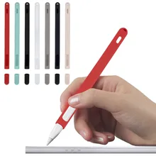 Силиконовый чехол подставка с крышкой Держатель для iPad Pro Apple Pencil 2 Защитная кожа для iPad карандаш Насадка На глушитель держатель