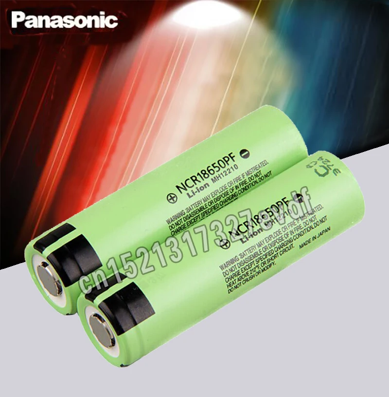 

100% Original Panasonic 18650 2900mAh NCR18650PF 3.7V Lithium Rechargeable battery dedicated For Electronic cigarette