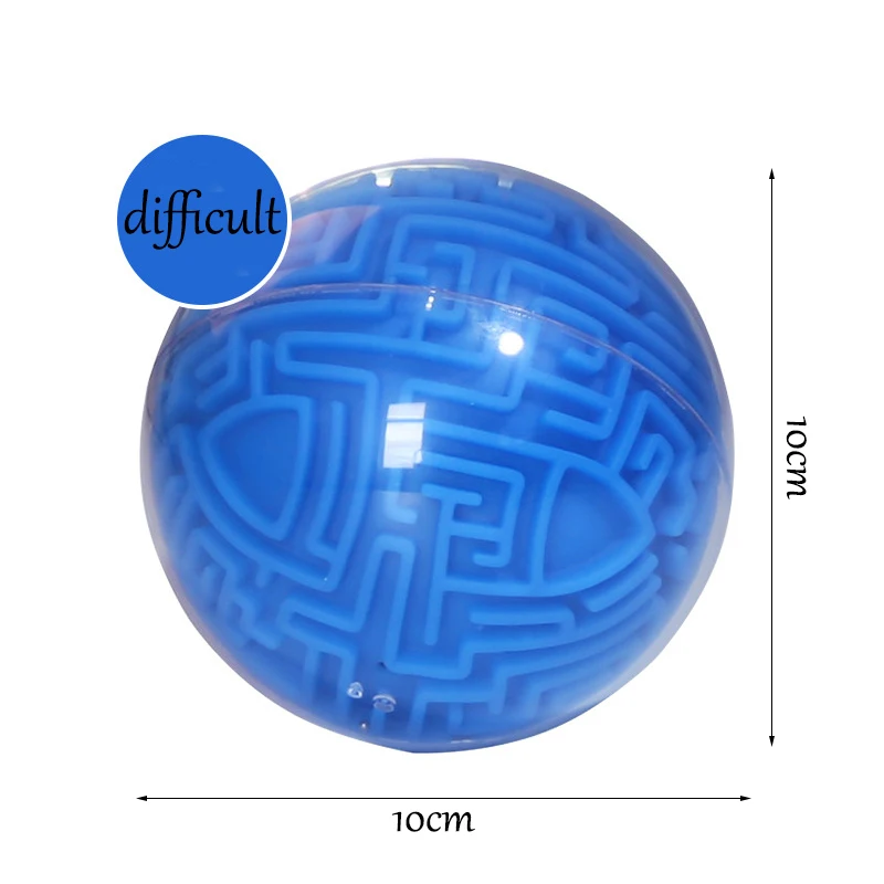 1pcs Kinder Kreative Transparent Puzzle Spielzeug 3d Labyrinth Ball Kristall Kugel Wrfel Labyrinth-Spiel Puzzle Spielzeug JM264