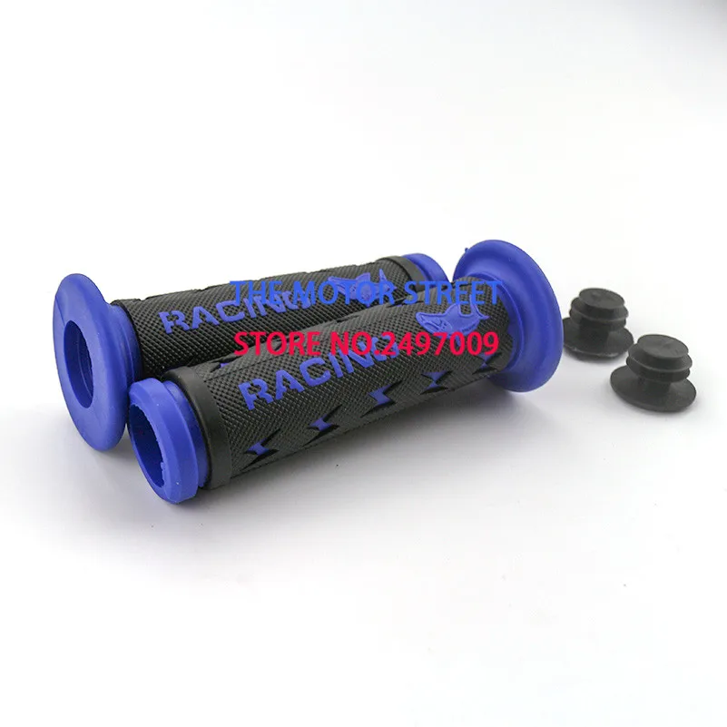 free shipping blue Colors Available motorcycle grip motorbike handlebar motocross rubber grips