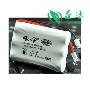 

Cordless telephone composite machine universal rechargeable battery Duigou original GODP 102 800mAh3.7v universal plug Rechargea