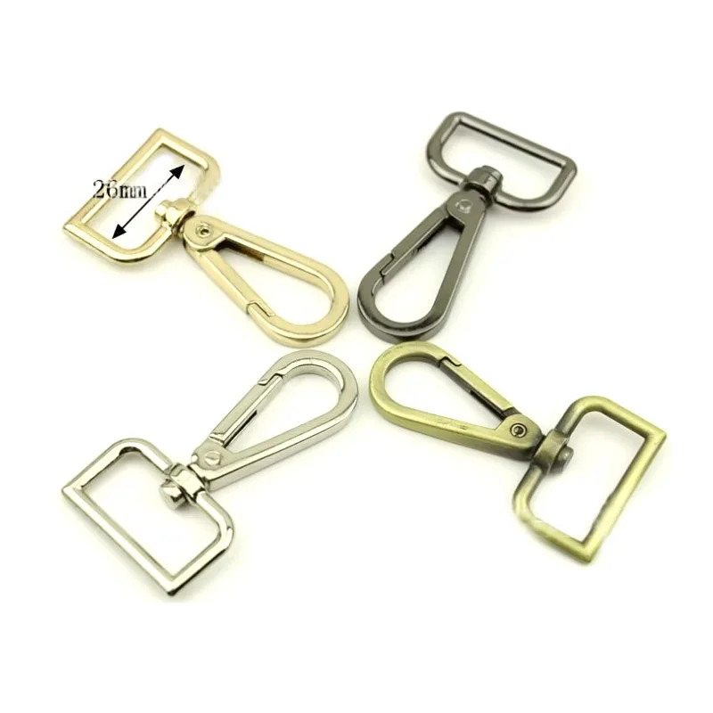 25mm inner 1\u201c swivel clasp snap hook swivel snap hook webbing strap hook purse clasp bag hardware supplies 2-4-10pcs