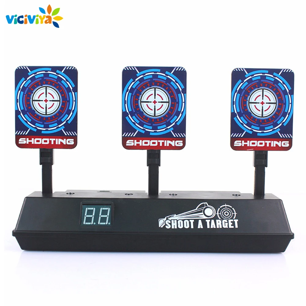 

2019 Intelligent Auto-Reset Electronic Scoring Target For Nerf N-Strike Elite/Mega/Rival Series Light Sound Scoring Target