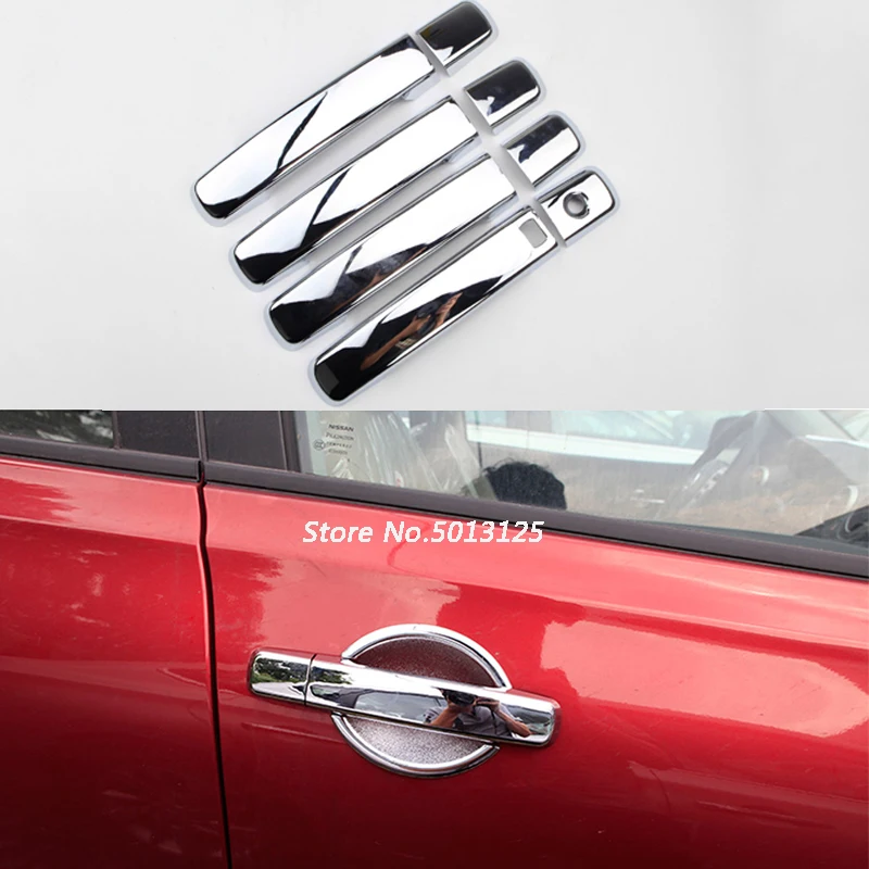 

Car Styling ABS Chrome handle Protective Cover Door Handle Outer Bowls Trim For Nissan Qashqai J10 J11 2008-2015