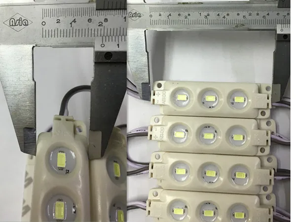 US $272.00 1000pcslot NEW 5630 5730 3LED injection led module 6819 12V Waterproof IP65 120degree15W whiteLED signshop banner