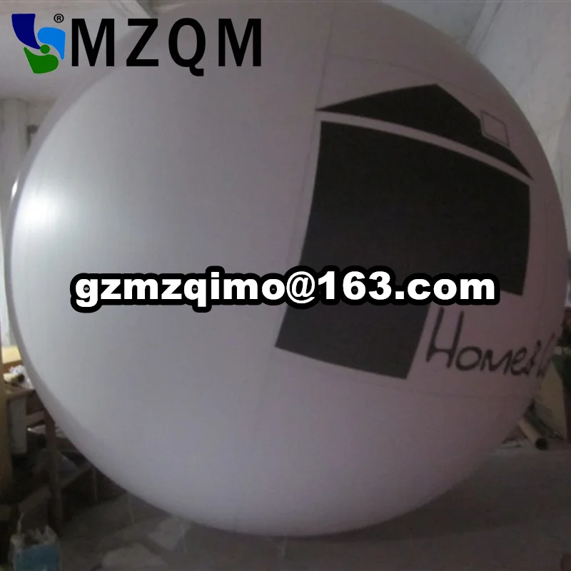 

Advertising large inflatable helium balloons