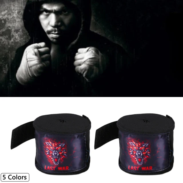 US $3.94 1 Pair 5M Solid Color Sports Boxing Bandage Strap Sanda Muay Thai Fighting Boxing Gloves Protecting