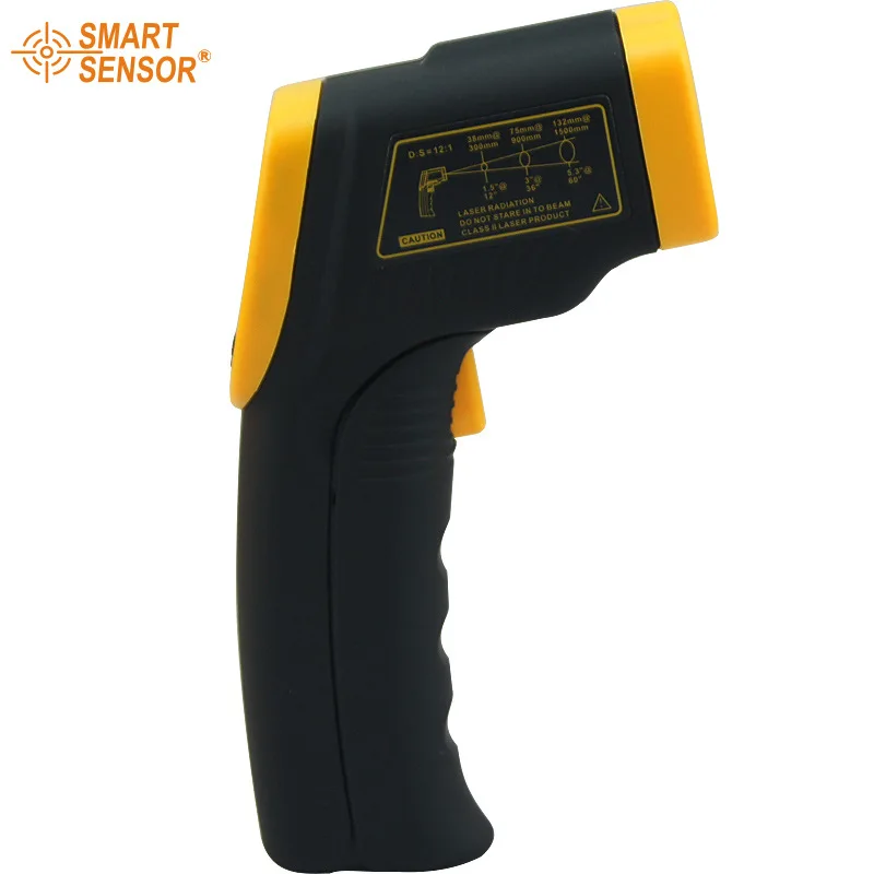 SmartSensor Digital Infrared Thermometer electronic AR300+ -32~400C(-26~752F) Non-Contact IR Laser Point Gun Pyrometer