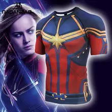 NADANBAO Мстители 4 эндигра капитан 3D печатная плотная рубашка костюм Косплей Топ Спортивная футболка для фитнеса для женщин и мужчин