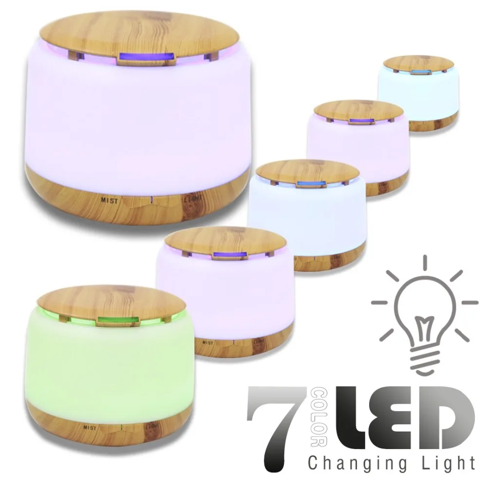 

300ML Aromatherapy Essential Oil Aroma Diffuser With Wood Grain For Home Ultrasonic Air Aroma Humidifier Aromatherapy diffusers