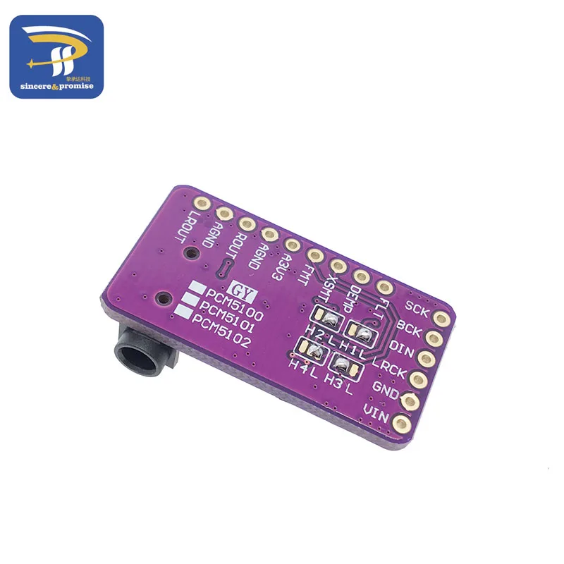 PCM5102 DAC I2S декодер плата звуковой карты цифровой аудио формат PHAT модуль