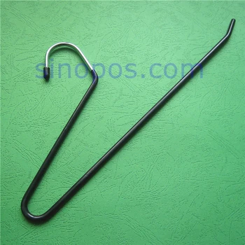 

Steel Non-slip Pants Hanger Plastic Coated, 2-shaped curved bar open end scarf towel trousers slack rack display hook anti-skid
