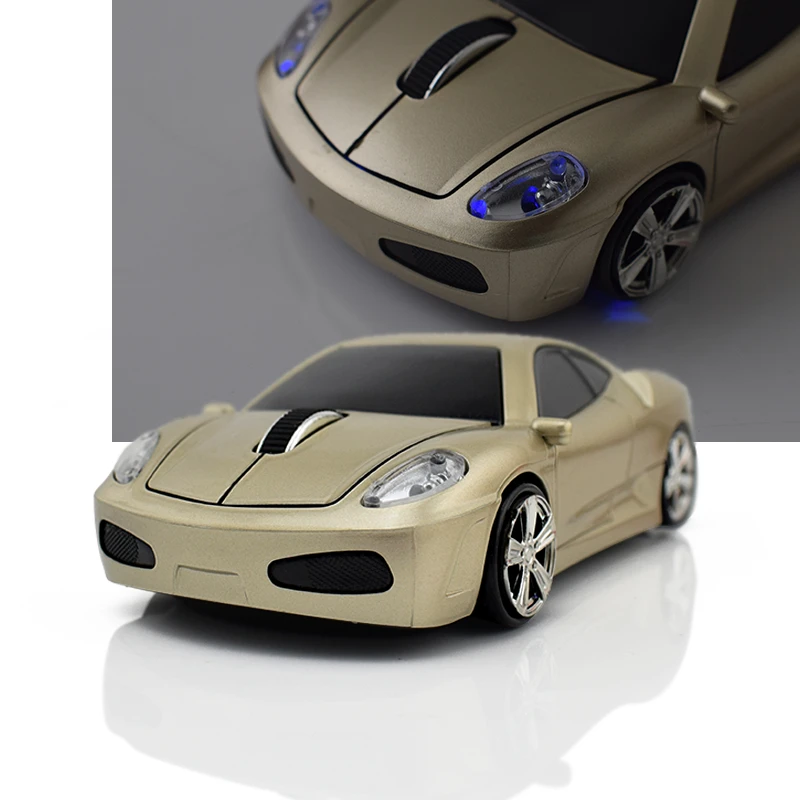 Классная Автомобильная беспроводная мышь USB 2,4 ГГц мыши 3D 3 кнопки 1000 гоночный автомобиль для ПК ноутбук Настольный компьютер игровая мышь подарок