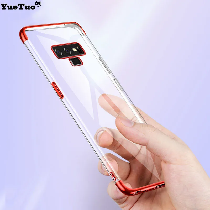 YueTuo чехол на заднюю панель телефона для samsung galaxy s6 edge s7 s8 s9 S10 Lite plus ультра тонкие