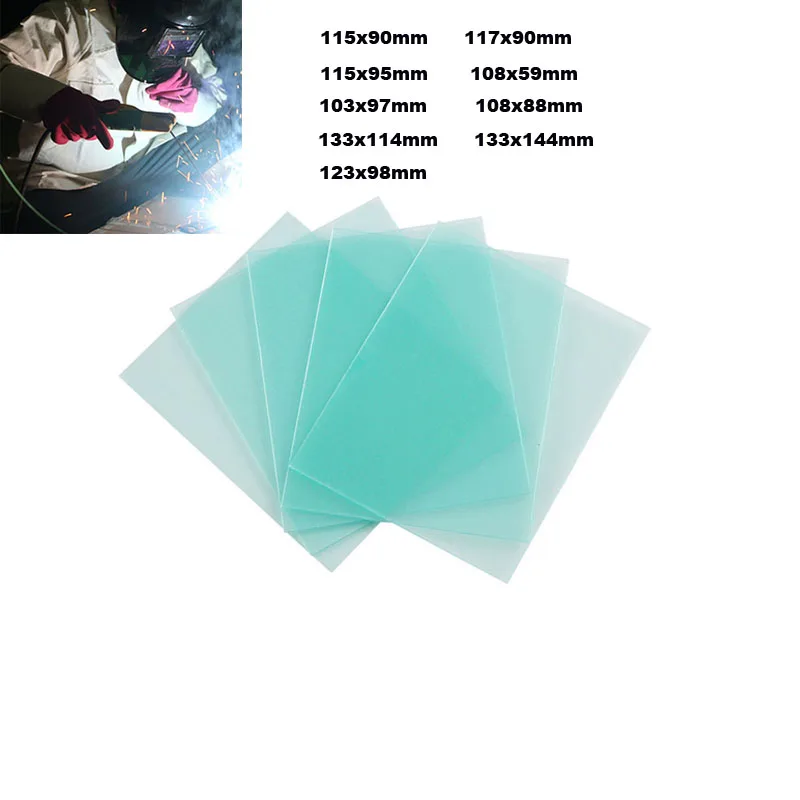 

Free Shipping 10Pcs/Lot The Protective Plastic Plate(PC) Automatic Darkening For Welding Mask / Welding Filter / Welding Helmet