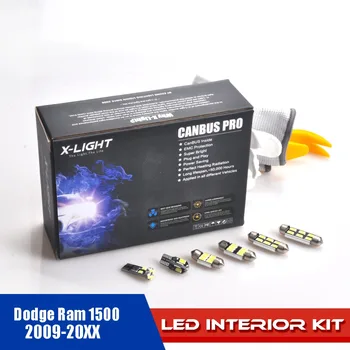 

17pcs Xenone White Premium Error Free Canbus LED bulb Interior Dome Light Package for Dodge Ram 1500 2009-20XX