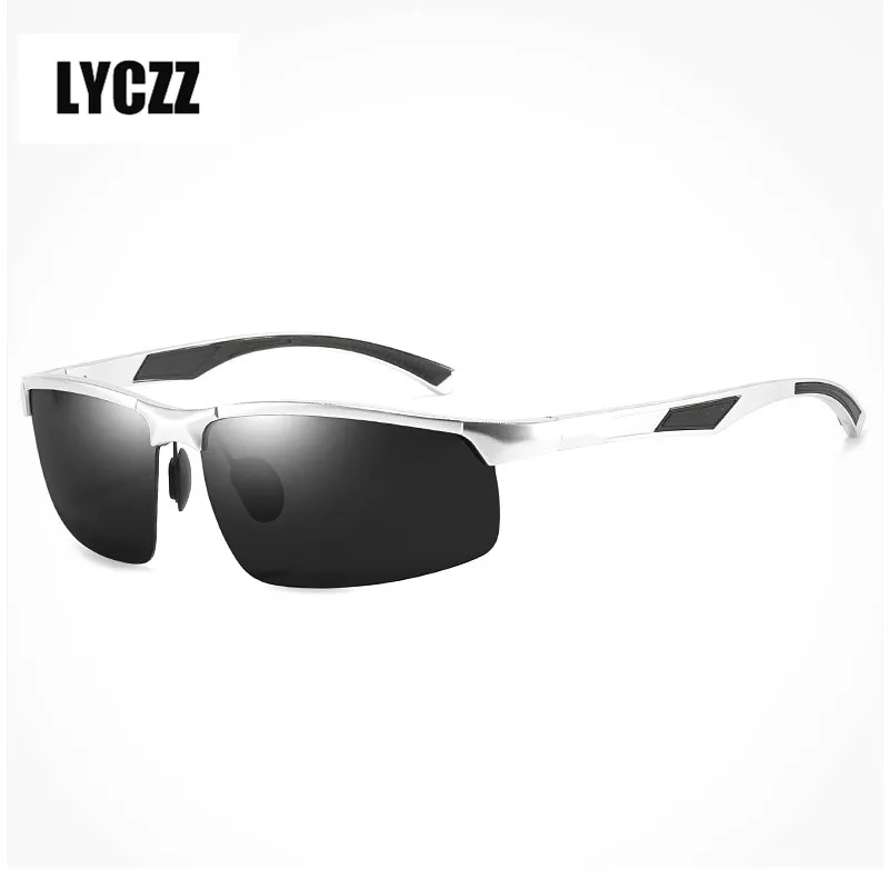 YLCZZ 2019 Новый Для мужчин поляризованных солнцезащитных очков Алюминий магния Frame