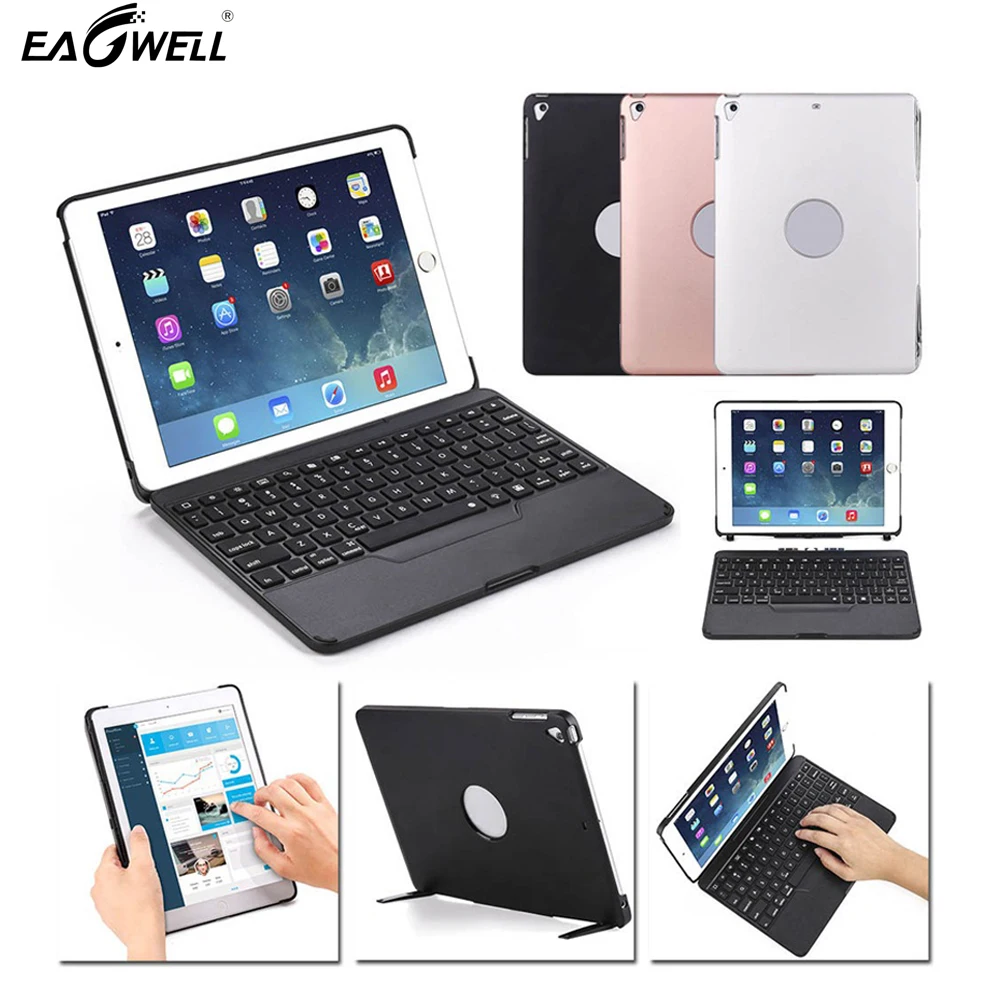 

Detachable Tablet Case + Wireless Bluetooth 7 colors Backlit Keyboard For iPad 9.7 2017/2018 A1822 A1823 A1893 A1954