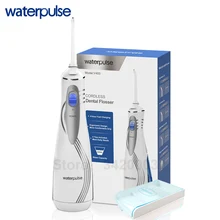 Waterpulse V400 4 наконечника зубная нить портативный беспроводной Оральный ирригатор Электрический ирригатор для орошения полости рта 240 мл