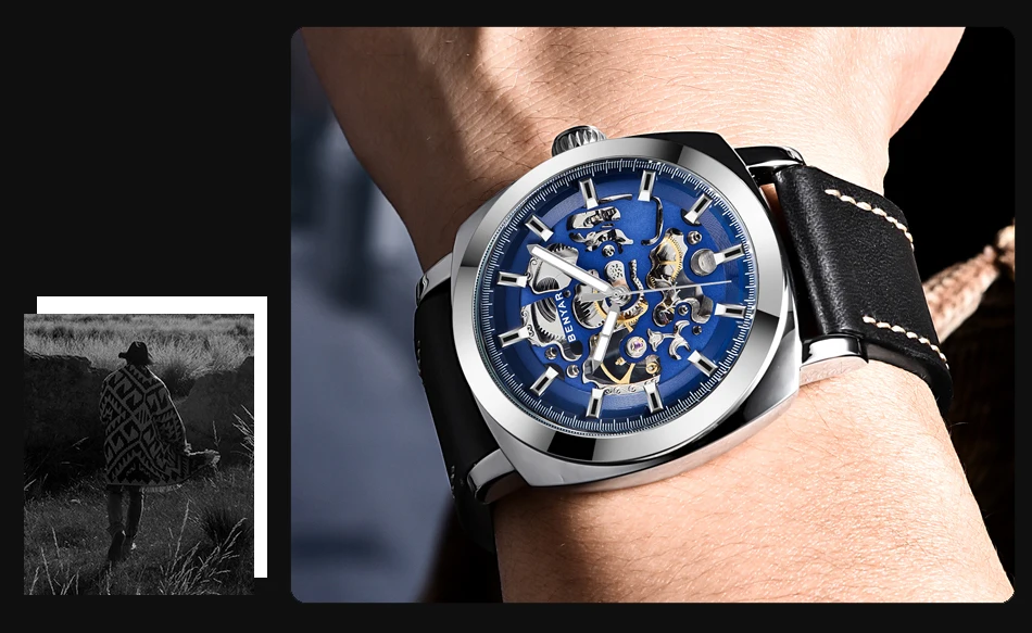 Relogio Masculino BENYAR мужские часы Топ бренд класса люкс автоматические механические мужские деловые водонепроницаемые спортивные часы Reloj Hombre